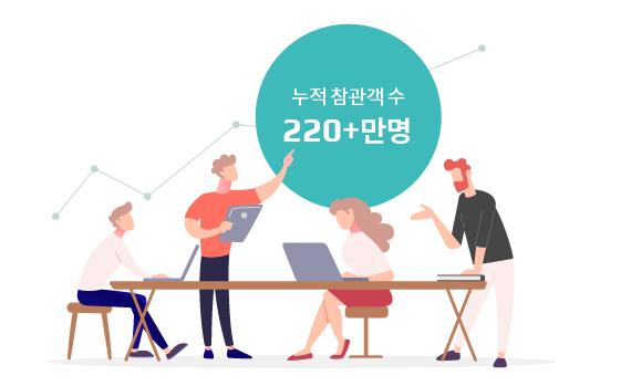 전시분야 최고의 전문성 보유