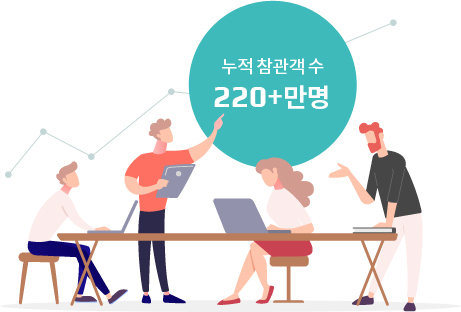 전시분야 최고의 전문성 보유